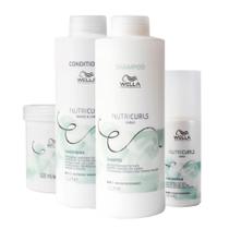 Kit Wella Pro Nutricurls - Sh + Cond + Másc + Lv