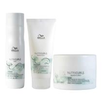 Kit Wella Pro Nutricurls - Sh E Cond E Másc
