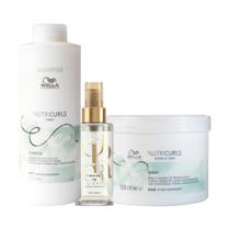 Kit Wella Pro Nutricurls - Sh E Másc E Óleo Light