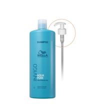 Kit Wella Professionals Balance Acqua Pure Invigo Shampoo Válvula Pump (2 produtos)