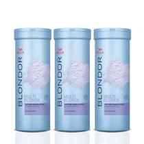 Kit Wella Professionals Blondor Multi Blonde - Pó Descolorante 400g (3 unidades)