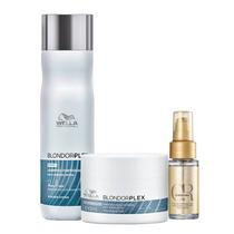 Kit Wella Professionals BlondorPlex + Oil Reflections - Reconstrução Extrema (3 Produtos) Kit Wella Professionals BlondorPlex + Oil Reflections - Reconstrução Extrema (3 Produtos)