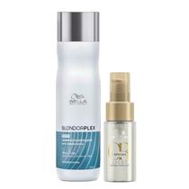 Kit Wella Professionals BlondorPlex - Shampoo 250ml + Oil Reflections Light 30ml Kit Wella Professionals BlondorPlex - Shampoo 250ml + Oil Reflections Light 30ml