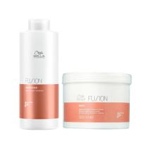 Kit Wella Professionals Fusion - Condicionador 1000ml e Máscara 500ml