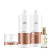 Kit Wella Professionals Fusion Reflections Salon Total 150 Oil Light (4 produtos) Kit Wella Professionals Fusion Reflections Salon Total 150 Oil Light (4 produtos)