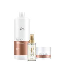 Kit Wella Professionals Fusion Reflections Shampoo Máscara Oil Light (3 produtos) Kit Wella Professionals Fusion Reflections Shampoo Máscara Oil Light (3 produtos)