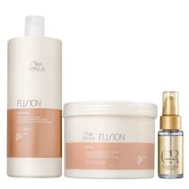 Kit Wella Professionals Fusion Shampoo 1 Litro e Máscara 500gr + Oil Reflections 30ml (3 Produtos) Kit Wella Professionals Fusion Shampoo 1 Litro e Máscara 500gr + Oil Reflections 30ml (3 Produtos)
