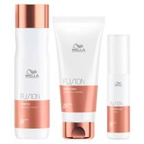 Kit Wella Professionals Fusion - Shampoo + Condicionador + Tratamento