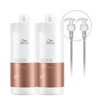 Kit Wella Professionals Fusion Shampoo Extra e Válvula (4 produtos)
