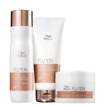 Kit Wella Professionals Fusion Trio Tratamento (3 Produtos) Kit Wella Professionals Fusion Trio Tratamento (3 Produtos)