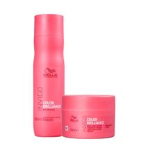 Kit Wella Professionals Invigo Brilliance Shampoo E Máscara Kit Wella Professionals Invigo Brilliance Shampoo E Máscara