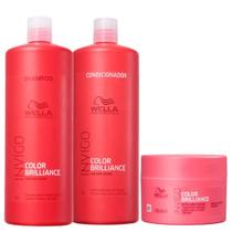 Kit Wella Professionals Invigo Color Brilliance Salon Triplo (3 Produtos)