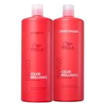 Kit Wella Professionals Invigo Color Brilliance - Shampoo 1000ml + Condicionador 1000ml