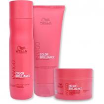 Kit Wella Professionals Invigo Color Brilliance - Shampoo 250 ml + Cond 200 ml + Máscara 150 ml