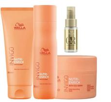 Kit Wella Professionals Invigo Nutri-Enrich Oil Reflections (4 Produtos) Kit Wella Professionals Invigo Nutri-Enrich Oil Reflections (4 Produtos)