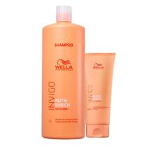 Kit Wella Professionals Invigo Nutri-Enrich Shampoo 1000ml + Condicionador 200ml