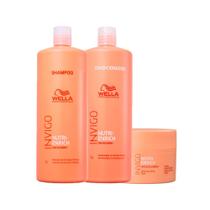 Kit Wella Professionals Invigo Nutri Enrich - Shampoo 1000ml e Condicionador 1000ml e Máscara 150ml