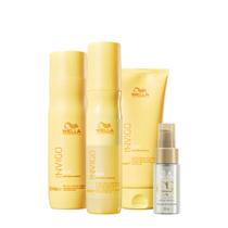 Kit Wella Professionals Invigo Sun Reflections Duo Leave-in Oil Light (4 produtos)