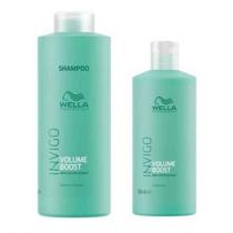 Kit Wella Professionals Invigo Volume Boost Shampoo 1000ml + Condicionador 500ml