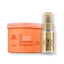Kit Wella Professionals - Máscara 500ml Nutri-Enrich + Óleo Capilar oil reflections 30ml