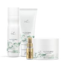 Kit Wella Professionals Nutricurls Home Care +Oil Reflections 30ml (4 produtos)