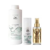 Kit Wella Professionals Nutricurls - Sh + Leave-in + Óleo