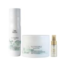 Kit Wella Professionals Nutricurls - Sh + Másc + Óleo Light