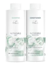 Kit Wella Professionals Nutricurls Shampoo 1000ml+ Condicionador 1000mls