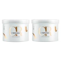 Kit Wella Professionals Oil Reflections Máscara de Brilho 500ml - 2 Unidades