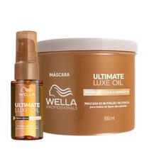 Kit Wella Professionals Ultimate Luxe Oil Máscara e Óleo P (2 produtos)