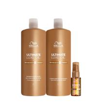 Kit Wella Professionals Ultimate Luxe Oil Shampoo Condicionador e Óleo P (3 produtos) Kit Wella Professionals Ultimate Luxe Oil Shampoo Condicionador e Óleo P (3 produtos)