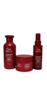 Kit Wella Professionals Ultimate Repair Shampoo 250ml+ Máscara 150ml+ Leave-in Passo 3 95ml