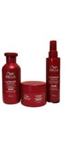 Kit Wella Professionals Ultimate Repair Shampoo 250ml+ Máscara 150ml+ Leave-in Passo 4 140ml
