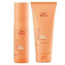 Kit Wella Profissional Shampoo 250ml e Condicionador 200ml Invigo Nutri Enrich