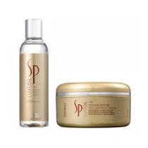 Kit Wella SP Luxe Oil Keratin Shampoo Protect 200ml + Máscara Restore 150ml