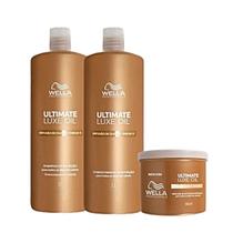 Kit Wella Ultimate Luxe Oil Shampoo+ Condicionador+ Másc gd