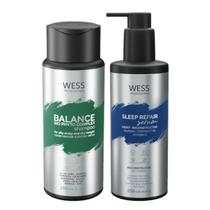 Kit Wess Balance Shampoo 250ml + Sleep Repair 250ml