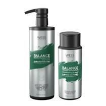 Kit Wess Balance Shampoo 500Ml + Condicionador 250Ml - Wess Professional