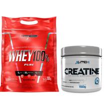 Kit Whey 100% 900g Integralmédica + Creatina 100% 150g Alpex