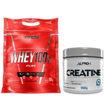 Kit Whey 100% 900g Integralmédica + Creatina 100% 150g Alpex