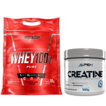 Kit Whey 100% 900g Integralmédica + Creatina 100% 150g Alpex