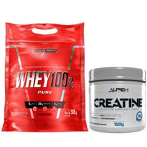 Kit Whey 100% 900g Integralmédica + Creatina 100% 150g Alpex