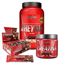 Kit Whey 100% Baunilha + Crisps Bar + Creatina 300g Kit Whey 100% Baunilha + Crisps Bar + Creatina 300g