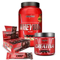 Kit Whey 100% Baunilha + Crisps Bar + Creatina 300g Kit Whey 100% Baunilha + Crisps Bar + Creatina 300g