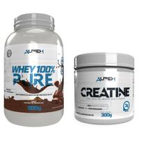 Kit Whey 100% Pure + Creatina Pura 300g - Alpex - Alpex Sports Nutrition