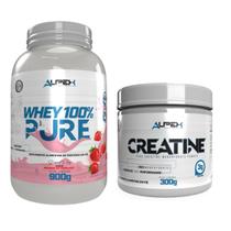 Kit Whey 100% Pure + Creatina Pura 300g - Alpex - Alpex Sports Nutrition