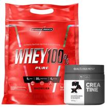 Kit Whey 100% Pure Protein Concentrado - Refil - 900g + Creatina - 300g - Max Titanium MonoHidratada