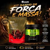 Kit whey 1kg growth + creatina 250gr Kit whey 1kg growth + creatina 250gr