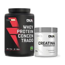 Kit Whey Concentrado 900g + Creatina 300g - Dux - Dux Nutrition