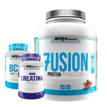 Kit Whey Fusion Protein 2Kg+ Bcaa 100G+ Creatina 100G